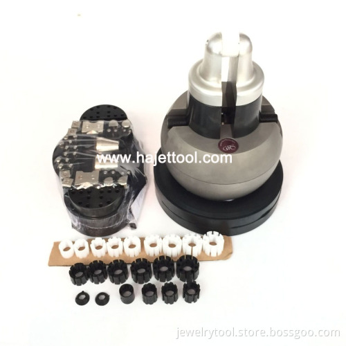 High Precision Crystal Block for Engraving GRS Engraving Block with 57 Accessories Ball Vise